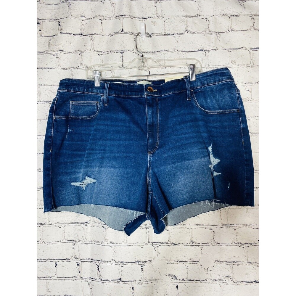 Universal Thread Women's Jeans‎ Shorts High Rise Midi Blue Size 22